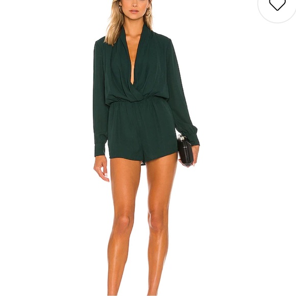 superdown Pants - Superdown Kaycie Drape Neck Romper